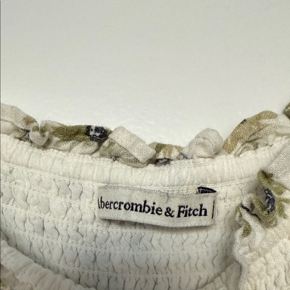 Abercrombie & Fitch Green Floral Midi Dress - Picture 2 of 4